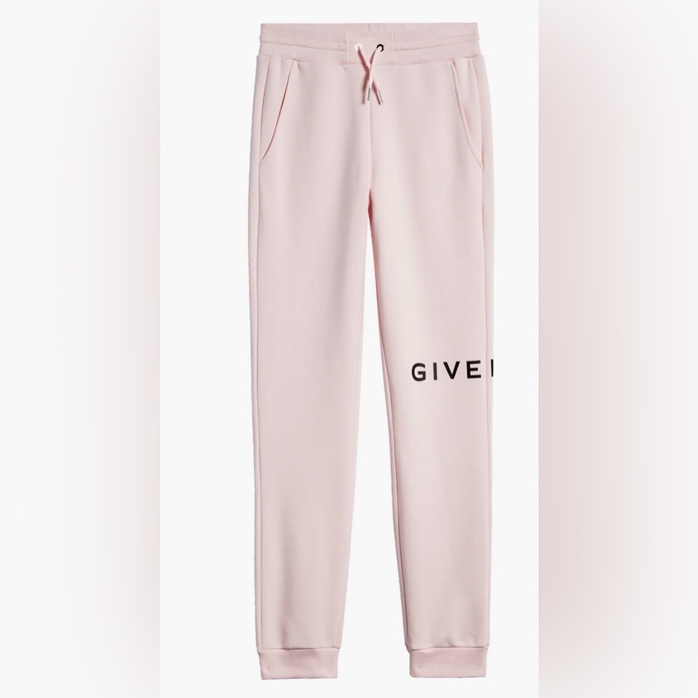 NWT Givenchy Kids Pink Logo Jogger Sweatpants